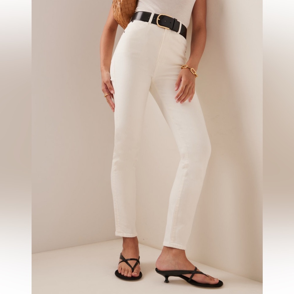 SLVRLAKE Beatnik Women's Off-White Skinny Jeans
